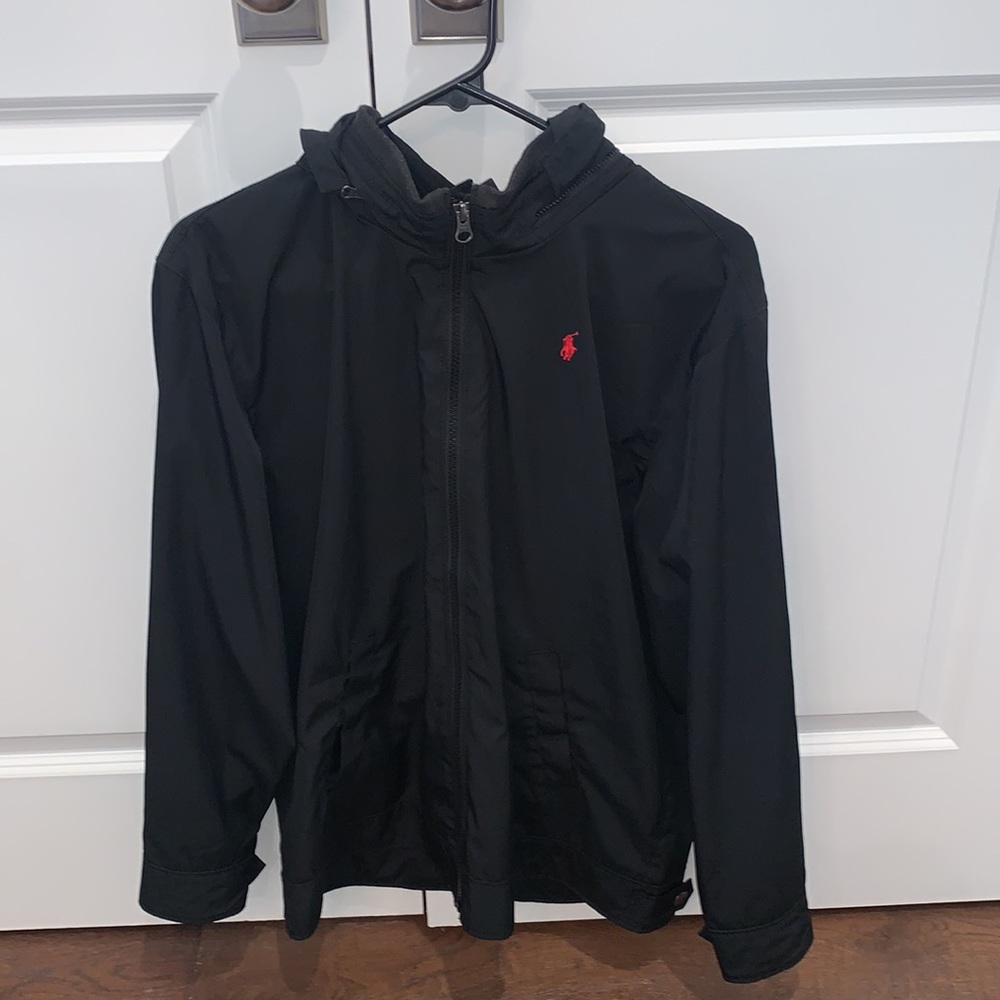 Gently used boys polo rain jacket - Picture 2 of 5